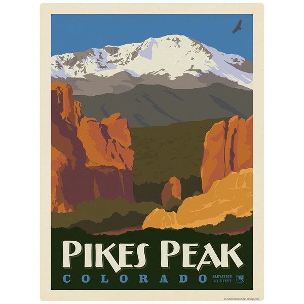 Pikes Peak Colorado Decal