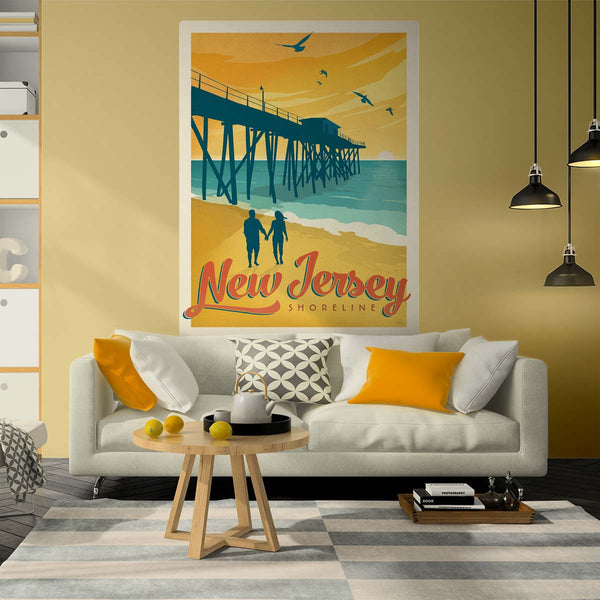 New Jersey Shoreline Decal