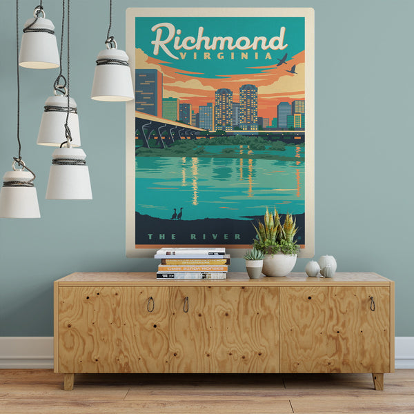 Richmond Virginia River City Decal