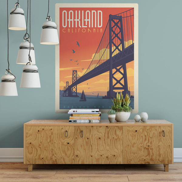 Oakland California Bay Bridge Decal
