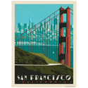 San Francisco California Golden Gate Skyline Decal