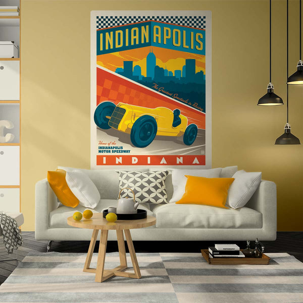 Indianapolis Motor Speedway Indiana Decal