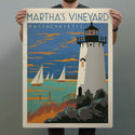 Marthas Vineyard Massachusetts Lighthouse Decal