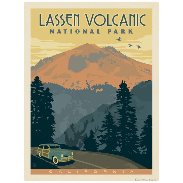 Lassen Volcanic National Park California Decal