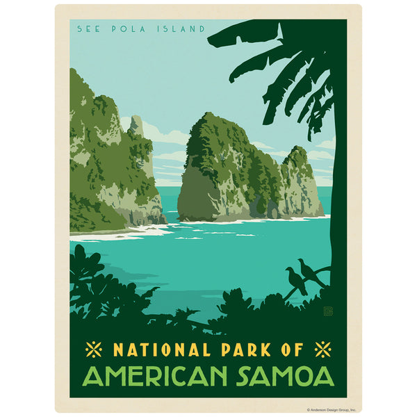 American Samoa National Park Decal