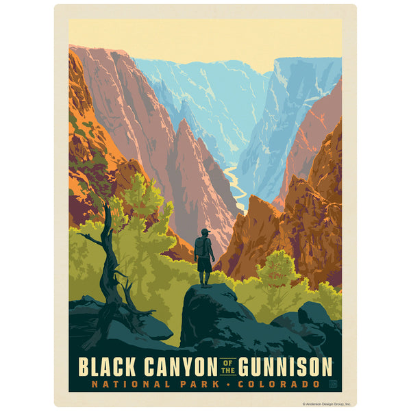 Black Canyon of the Gunnison National Park Colorado Decal