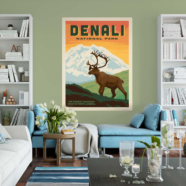 Denali National Park Alaska Caribou Decal