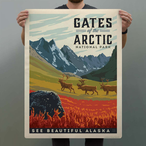 Gates of the Arctic National Park Alaska Decal