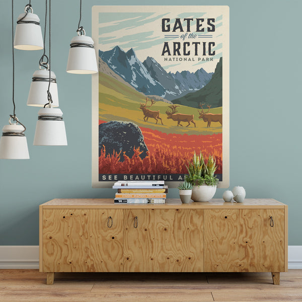 Gates of the Arctic National Park Alaska Decal
