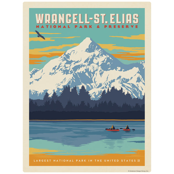 Wrangell St. Elias National Park Alaska Decal