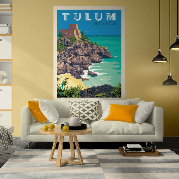 Tulum Mexico Mayan Ruins Decal