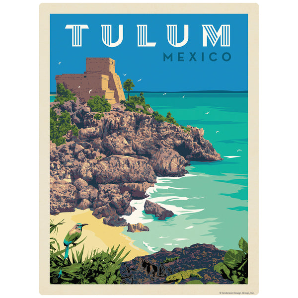 Tulum Mexico Mayan Ruins Decal