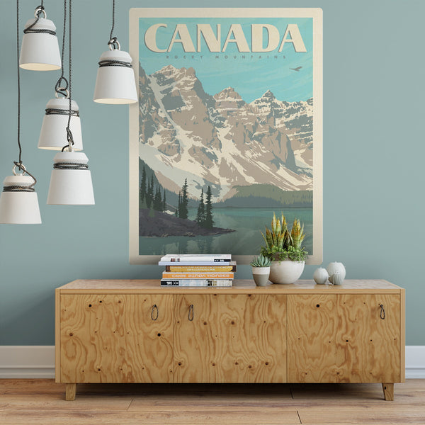 Rocky Mountains Canada Decal