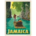 Jamaica Bamboo River Raft Decal