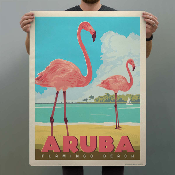 Aruba Flamingo Beach Decal