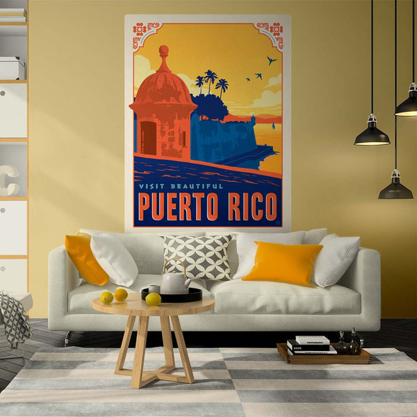 Visit Beautiful Puerto Rico Decal
