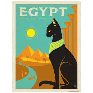 Egypt Land of Feline Royalty Decal