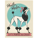 Poodle Parlor Dog Decal