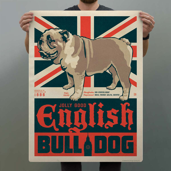 English Bulldog Facts Decal