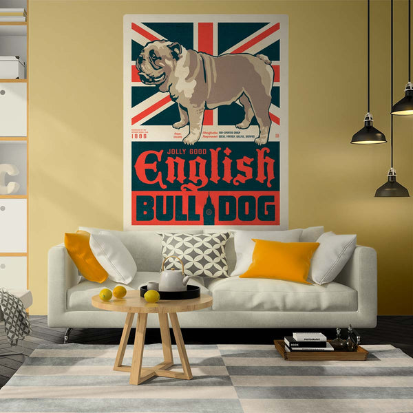 English Bulldog Facts Decal