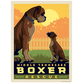 Middle TN Boxer Rescue Decal