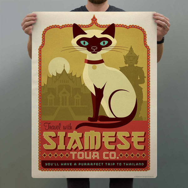 Siamese Cat Travel Decal