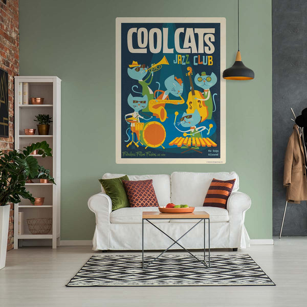 Cool Cats Jazz Club Decal