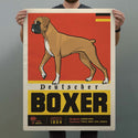 Deutscher Boxer Dog Facts Decal