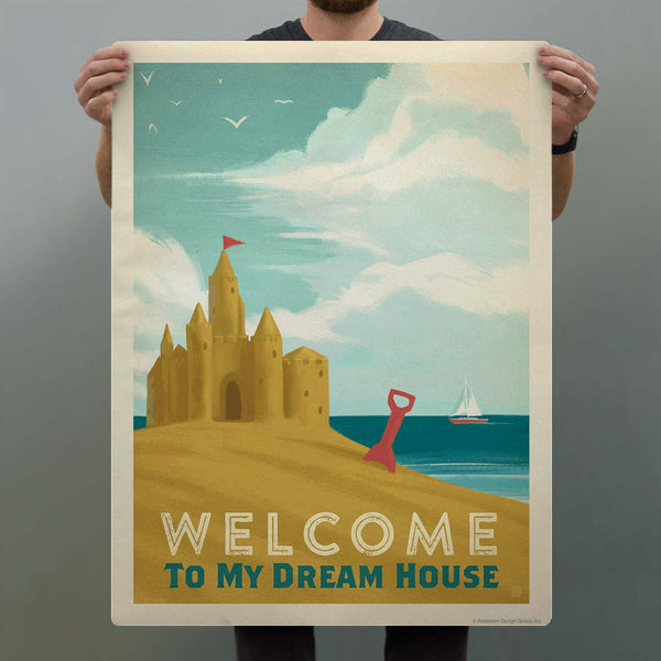 Sand Castle Welcome To My Dream House Decal