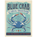 Blue Crab Served Decal