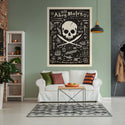 Ahoy Matey Pirate Pattern Decal