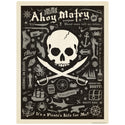 Ahoy Matey Pirate Pattern Decal