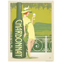 Chardonay Burgundy France Wine Decal