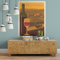 Tuscany Italy Vintage Red Wine Decal