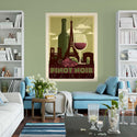 Pinot Noir Paris France Eiffel Tower Decal