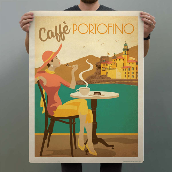 Caffe Portofino Italian Coffee Decal