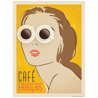 Cafe Francais French Coffee Decal