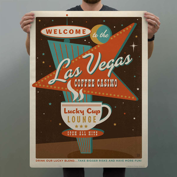 Las Vegas Coffee Casino Decal
