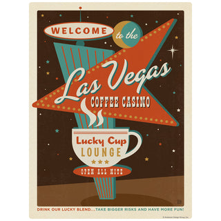 Las Vegas Coffee Casino Decal