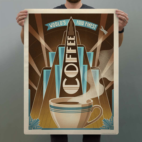 Worlds Fair Coffe Deco Decal