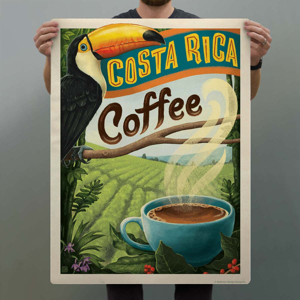 Costa Rica Coffee Decal