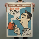 Instant Professional Coffee Decal