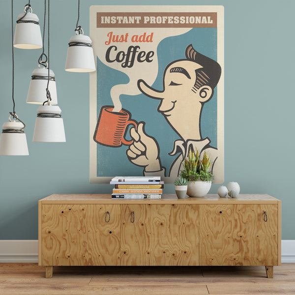 Instant Professional Coffee Decal