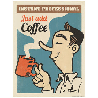 Instant Professional Coffee Decal