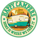 Personalized Retro Camper Sunset Sign