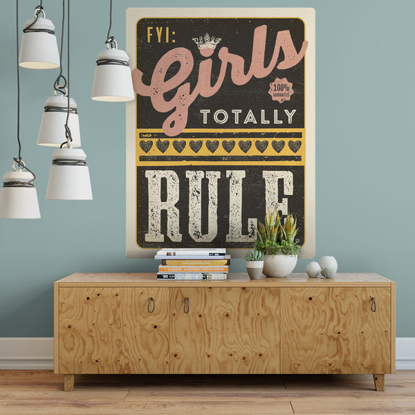 FYI Girls Totally Rule Decal