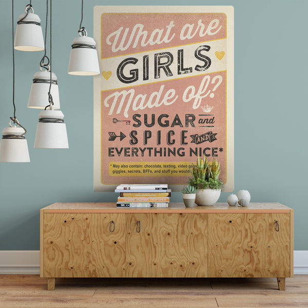 What Are Girls Made Of Decal