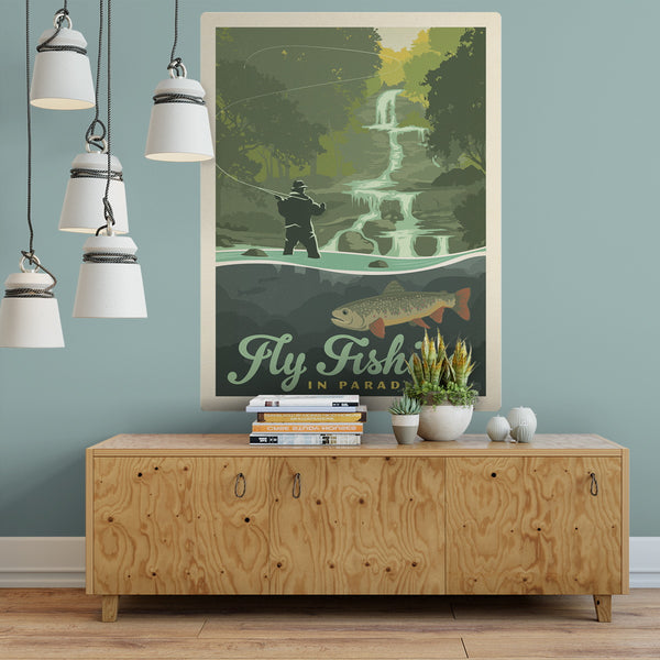 Fly Fishing Paradise Decal