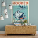 Hooked On Fishing Decal