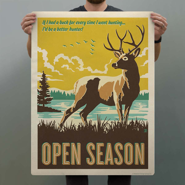 Buck Open Season Decal